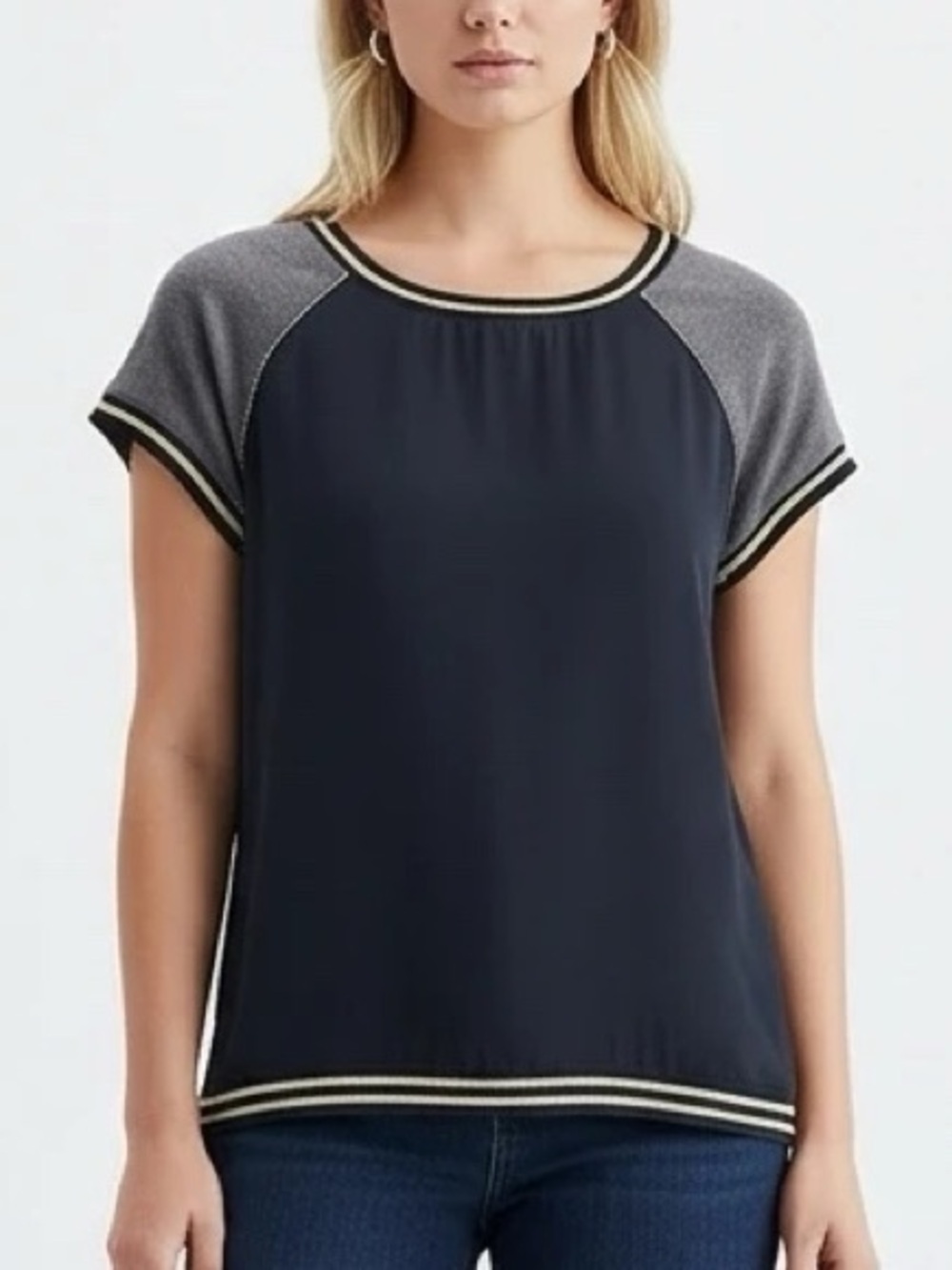 Sanctuary Black & Gold Blouse